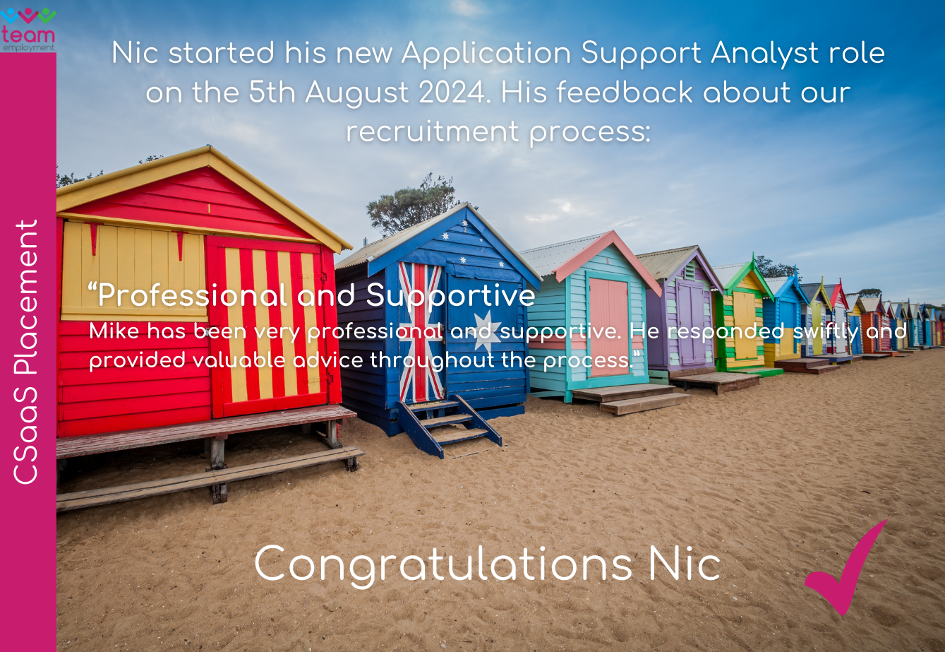 Candidate Testimonial from Nic